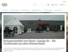 Tablet Screenshot of horse-equipe.de